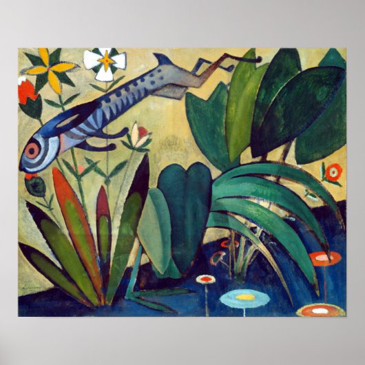 Amadeo de Souza Cardoso Der Sprung des Kaninchens Poster (Vorne)