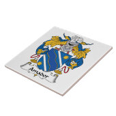 Amador-Familienwappen Fliese (Seite)