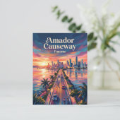 Amador-Ursache Panama Postkarte (Stehend Vorderseite)