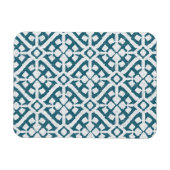 Amadora Blue Pattern Magnet (Horizontal)