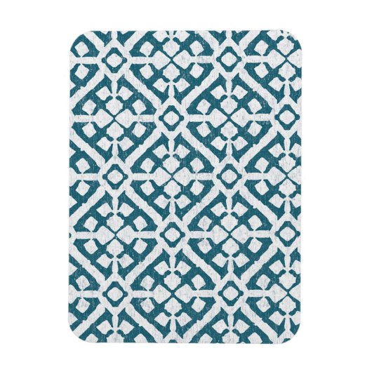 Amadora Blue Pattern Magnet (Vertikal)