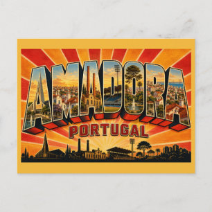 Amadora Portugal Kirche Postkarte