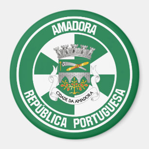 Amadora Round Emblem Magnet