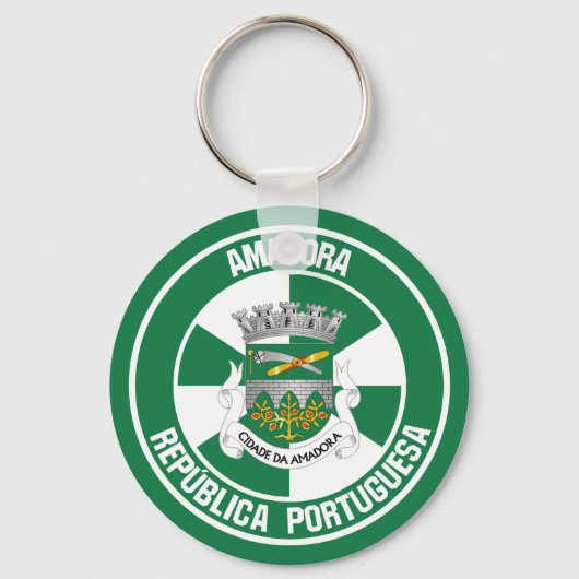 Amadora Round Emblem Schlüsselanhänger (Vorderseite)