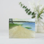 Amagansett Bay Postkarte (Stehend Vorderseite)