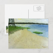 Amagansett Bay Postkarte (Vorne/Hinten)