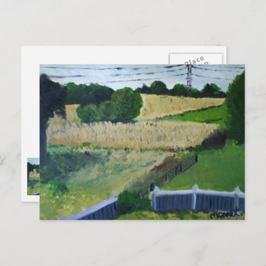 Amagansett Field Postkarte (Vorne/Hinten)
