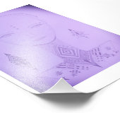 Amal Einziges farbiges Portrait Fotodruck (Ecke)