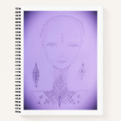 Amal Einziges farbiges Portrait Notizblock (Vorderseite)