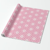 Amal Star Lattice in Pink Geschenkpapier (Ungerollt)