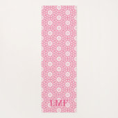 Amal Star Lattice in Pink Personalized Yogamatte (Rückseite)