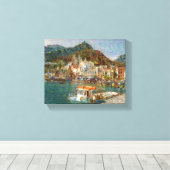 Amalfi am Meer Leinwanddruck (Insitu (Holzboden))
