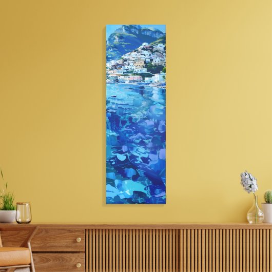 Amalfi Blues Leinwanddruck (Insitu (Wohnzimmer))