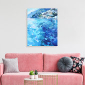 Amalfi Blues Leinwanddruck (Insitu (Wohnzimmer))