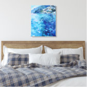 Amalfi Blues Leinwanddruck (Insitu (Schlafzimmer))