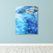 Amalfi Blues Leinwanddruck (Insitu (Holzboden))