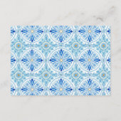 Amalfi Coast Amore | Italy Sea Wedding Reception Begleitkarte (Rückseite)