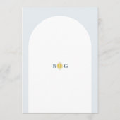 Amalfi Coast Arch Italy Lemons Wedding Itinerary Programm (Rückseite)