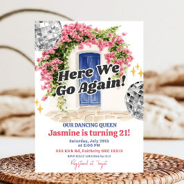 Amalfi Coast birthday party Einladung