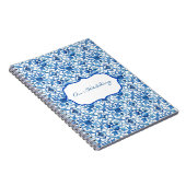 Amalfi Coast Blue White Tiles Italien Notizblock (Rechte Seite)