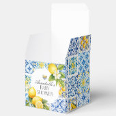 Amalfi Coast Italienische Baby Dusche Dessert Favo Geschenkschachtel (Geöffnet)