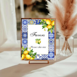 Amalfi Coast Italienische Babydusche Geschenktütchen