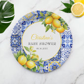 Amalfi Coast Italienische Babydusche Pappteller