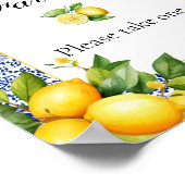 Amalfi Coast Italienische Kinderdusche Favoriten Poster (Ecke)