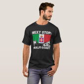 Amalfi Coast Italy Vacation Trip Next Stop Vacay V T-Shirt (Vorne ganz)