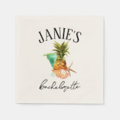 Amalfi Coast Junggeselinnen-Abschied | Beach Bach  Serviette (Vorderseite)