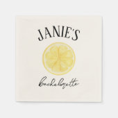 Amalfi Coast Junggeselinnen-Abschied | Zitrone Serviette (Vorderseite)