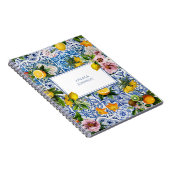 Amalfi Coast Lemon Bouquet Tiles Italien Notizblock (Rechte Seite)