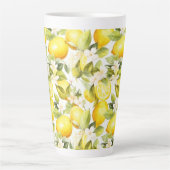 Amalfi Coast Lemon Muster Milchtasse (Vorderseite)