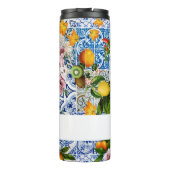 Amalfi Coast Lemon Tiles Italien Hochzeit Thermosbecher (Rückseite)