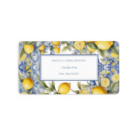Amalfi Coast Lemon Tiles Italien Personalisierte N