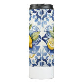 Amalfi Coast Lemon Tiles Italien Thermosbecher (Rückseite)
