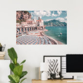 Amalfi Coast Pastel Fotografie Poster (Heimbüro)
