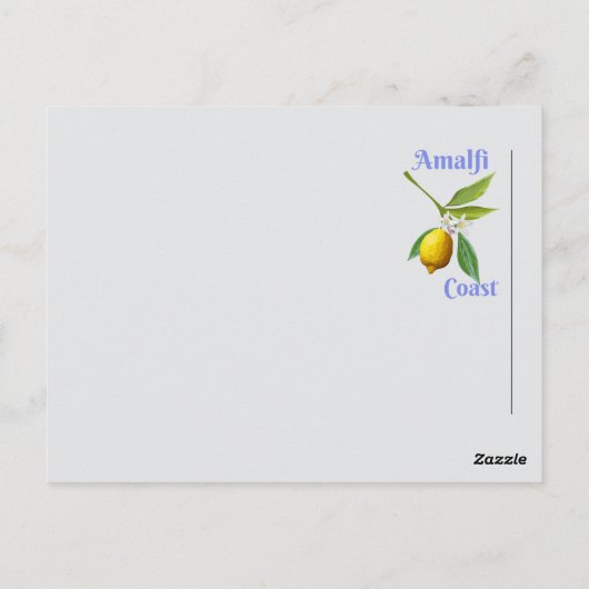 Amalfi coast postkarte (Rückseite)