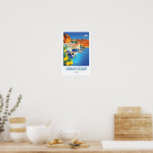 Amalfi Coast Travel Poster (Küche)