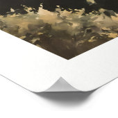 Amalfi Coast Village View Poster (Ecke)