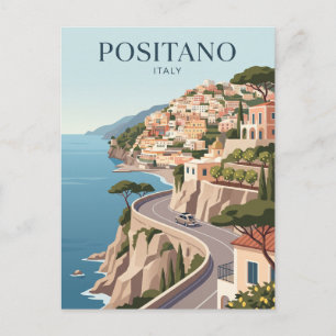 Amalfi Drive Italien Postkarte