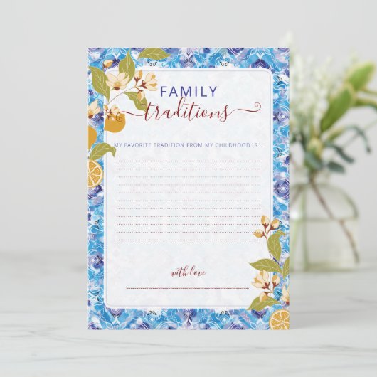 amalfi einladung (Stehend Vorderseite)