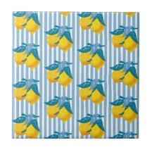 Amalfi Gelbe Zitronen im mediterranen Stil