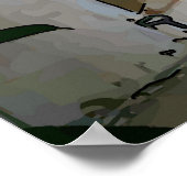 Amalfi-Hintergassen Poster (Ecke)