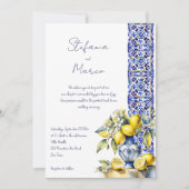 Amalfi - Hochzeit der Zitronen Einladung (Vorderseite)