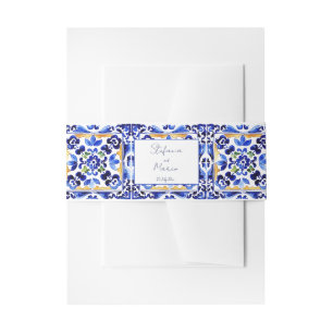 Amalfi - Hochzeit der Zitronen Einladungsbanderole