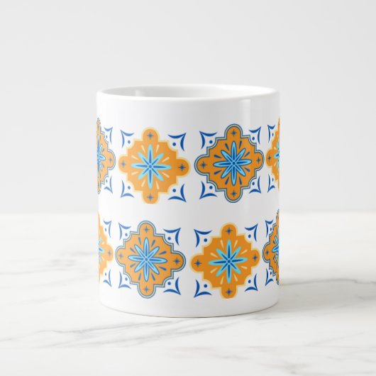 Amalfi Inspirierter Cup - Klein Jumbo-Tasse (Vorderseite)