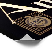 Amalfi, Italia travel poster (Ecke)