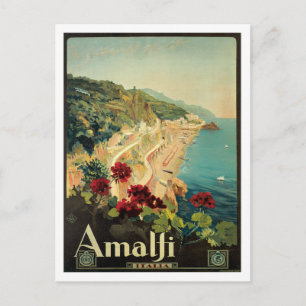 Amalfi Italia Vintag Italien Postkarte