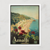 Amalfi Italia Vintag Italien Postkarte (Vorderseite)